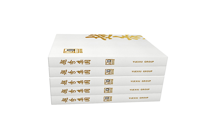 越秀集團20周年紀念冊設(shè)計